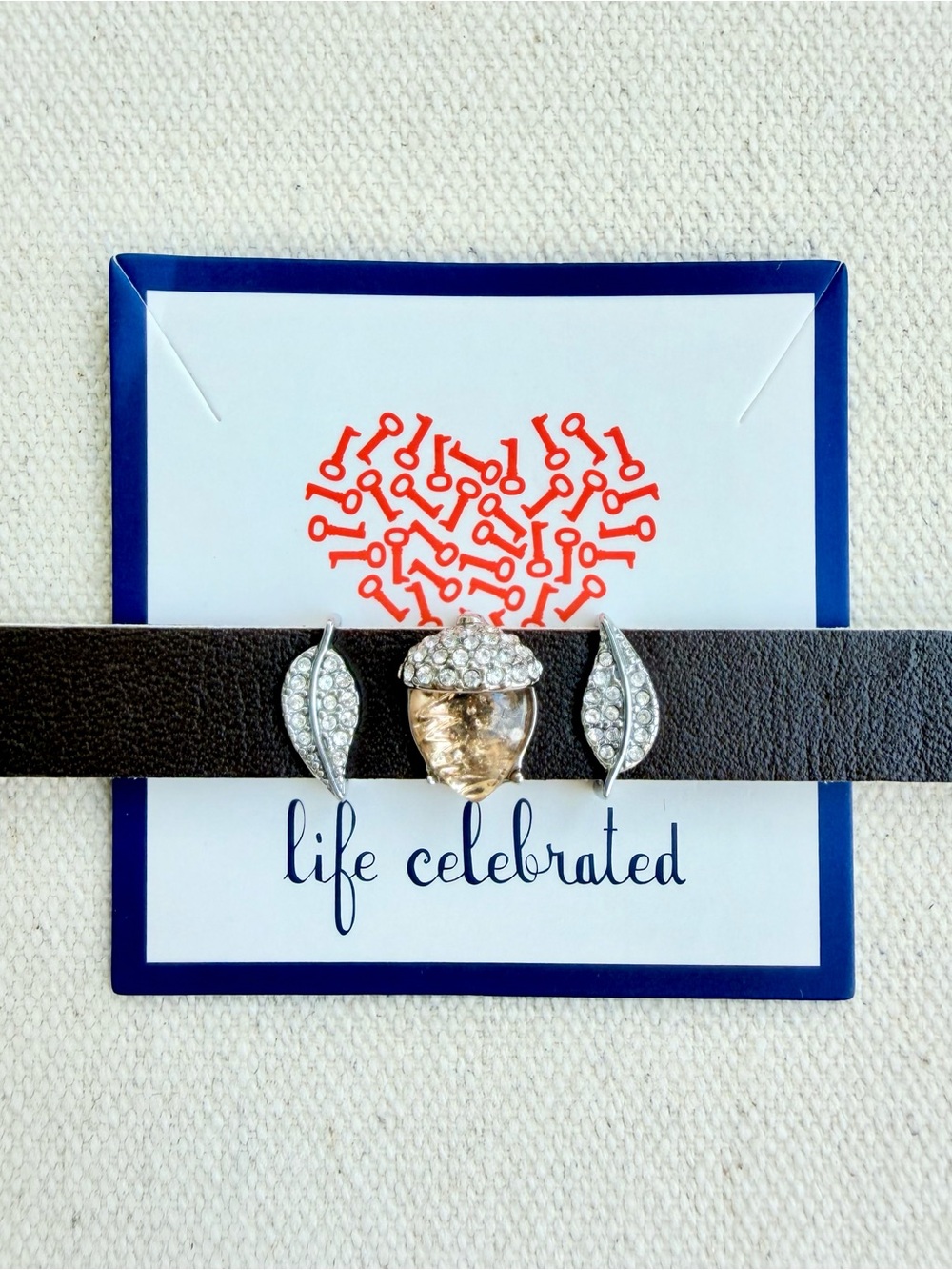 *Acorn Leaf Charm Set* KEEP COLLECTIVE Retired Fall/Autumn
